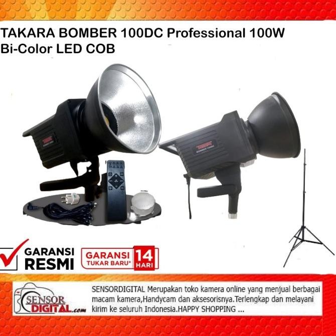 Takara Bomber 100DC Professional 100 DC Video LED Light Lampu Studio