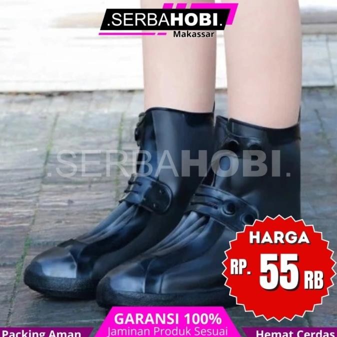 {{{{}}] Cover Sepatu Anti slip / Cover Sepatu Anti Air / Cover Sepatu Hitam Karet