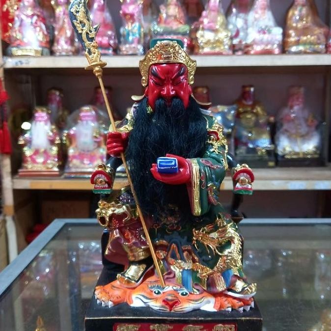 ~@~@~@~@] patung dewa kwankong full kayu 10 inch