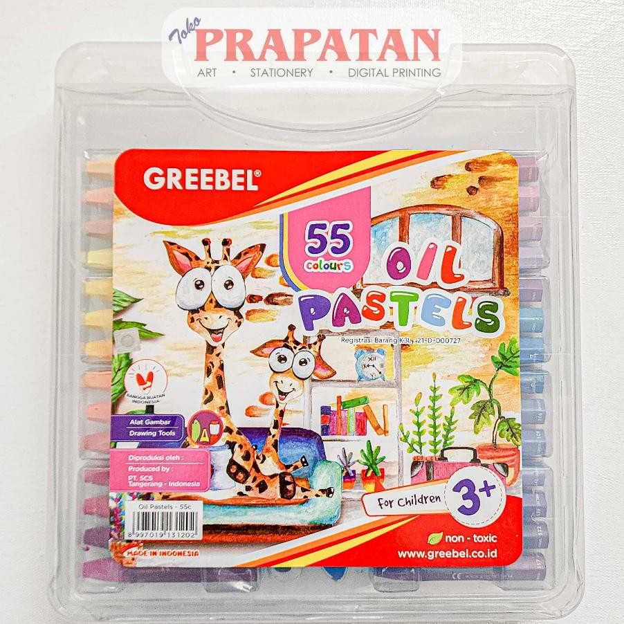 

Greebel Oil Pastel 55 Color | Crayon Minyak