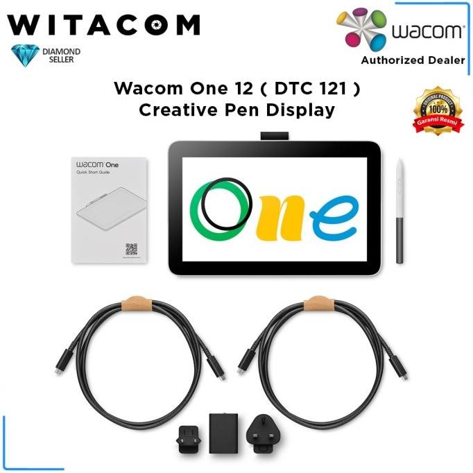 Wacom One 12 / Wacom One Dtc121 Creative Pen Display - Original New Stok