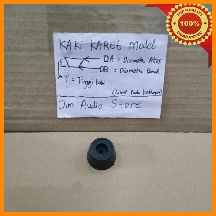 [JIM] KAKI KARET TANGGUNG / KAKI KARET BOX POWER /KAKI KARET BOX SPEAKER
