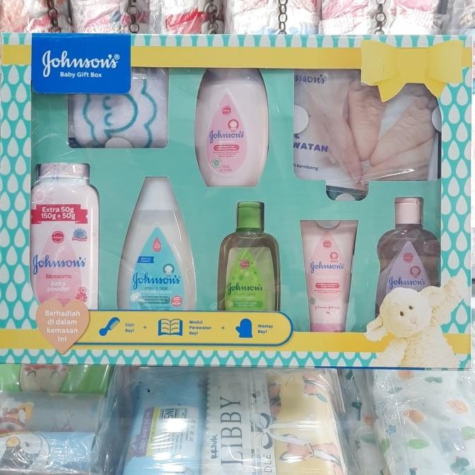 NEW Johnson's Baby Gift Set Box Paket Kado Perlengkapan Bayi