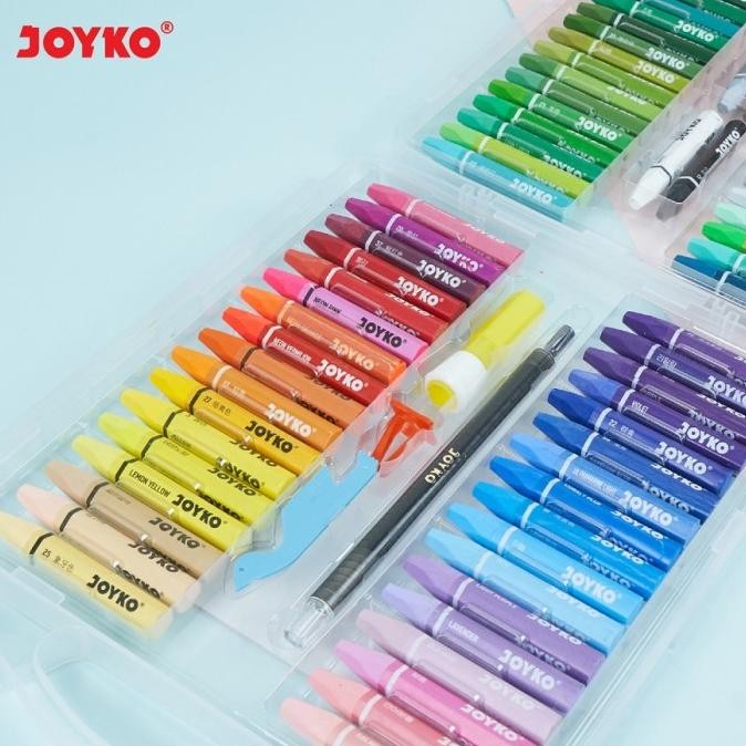 

Baru Crayon 72 Titi / Oil Pastel Joyko Set 72 Premium