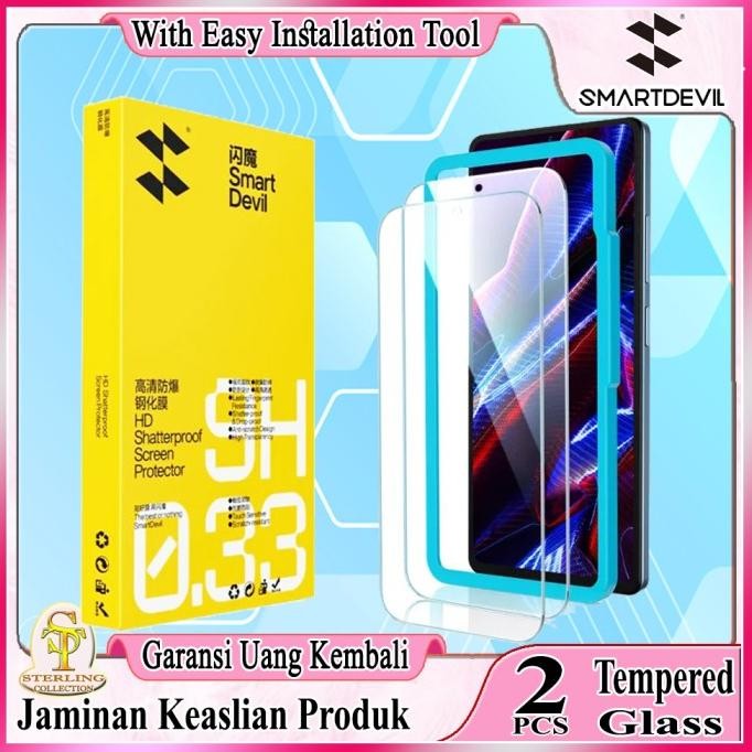Smart Devil Tempered Glass Iqoo 12 Iqoo12 Easy Aplikator Isi 2 Pcs