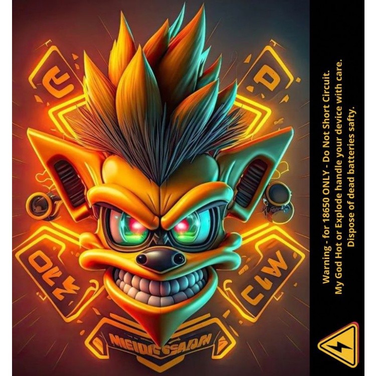 

*PromoGet2* Stiker Wrap Baterai 18650 Artistik V2 Pelindung Dan Pelapis 20 Stiker Garskin HP/Case Custom COD
