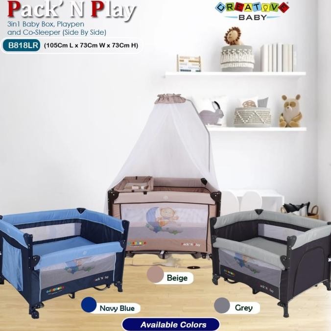 Creative baby box b808R merek pliko