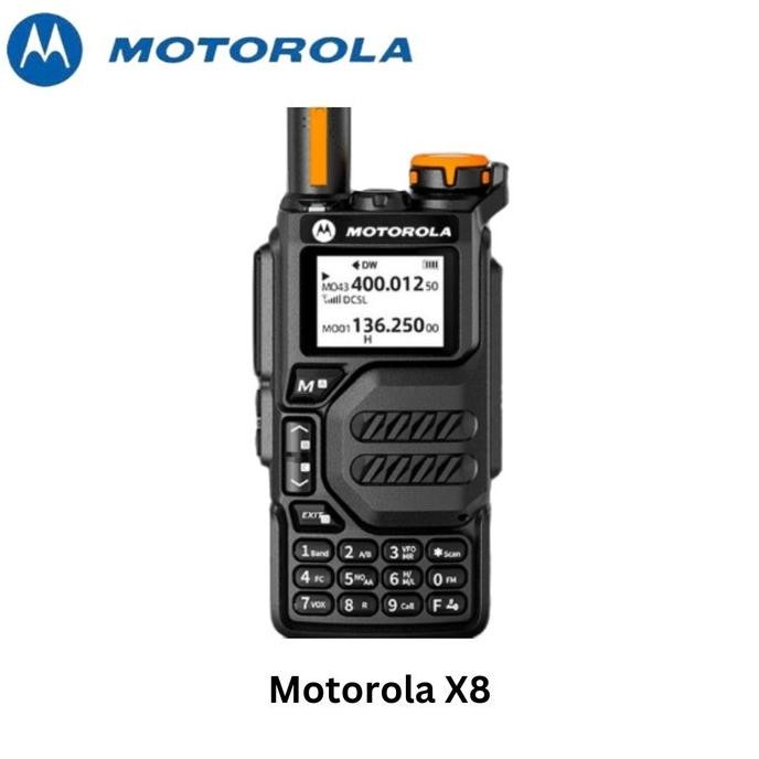 TERMURAH - Handy Talkie Motorola X8 Radio HT Motorola x8 10Watt Dual Band UHF/VHF 5500mAh