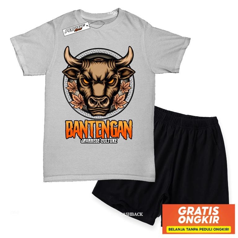 Baju Kaos Anak Viral Setelan Bantengan Mberot Jaranan Malangan Harga Grosir