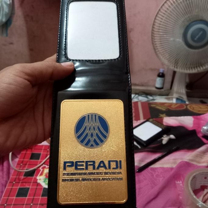 

Name tag id card Saku PERADI Terbaru