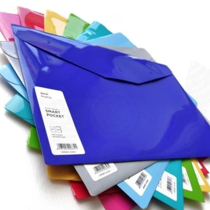 

TERLARIS - Smart Pocket Daiichi F4 Folio Sepak (12pcs) Map Plastik Folio