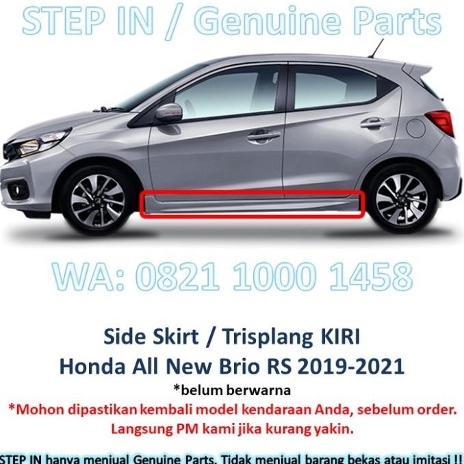 Cover Trisplang Satuan Side Skirt Honda Brio 2019 Baru Genuine Rs Murah Berkualitas
