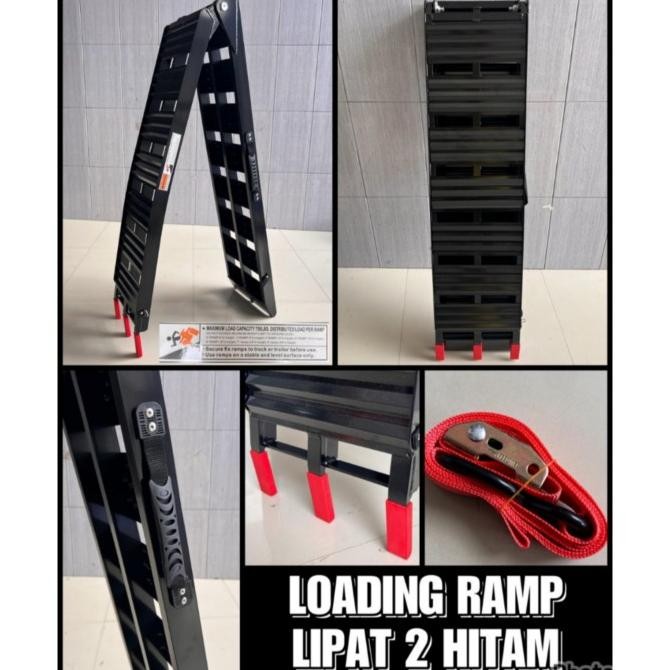 TANGGA MOTOR LIPAT 2 LOADING RAMP ALUMINIUM