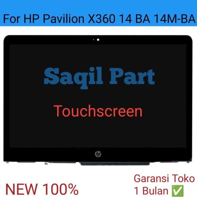 LCD Layar HP Pavilion X360 14 BA 14M-BA Touchscreen FHD IPS SAMD