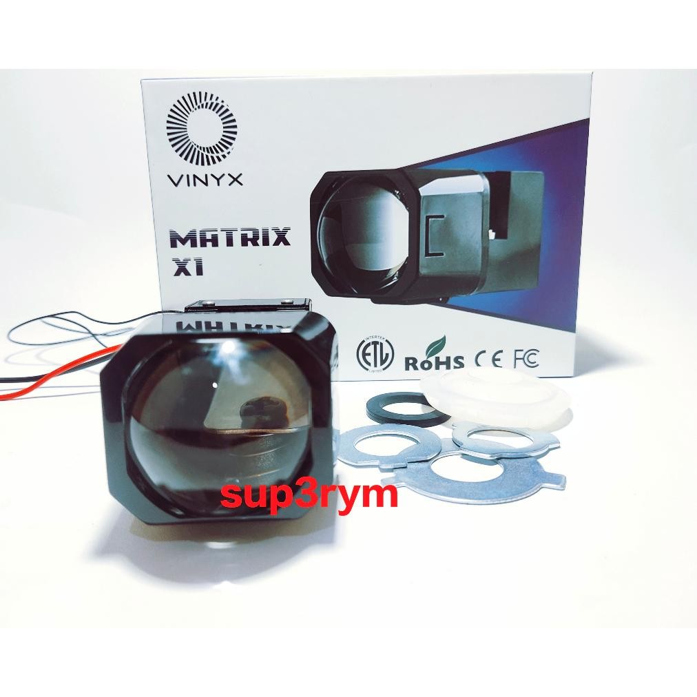 Lampu Utama Biled Mini Laser 1,5 Inch X1 Biled Laser 1.5 Inchi Matrix