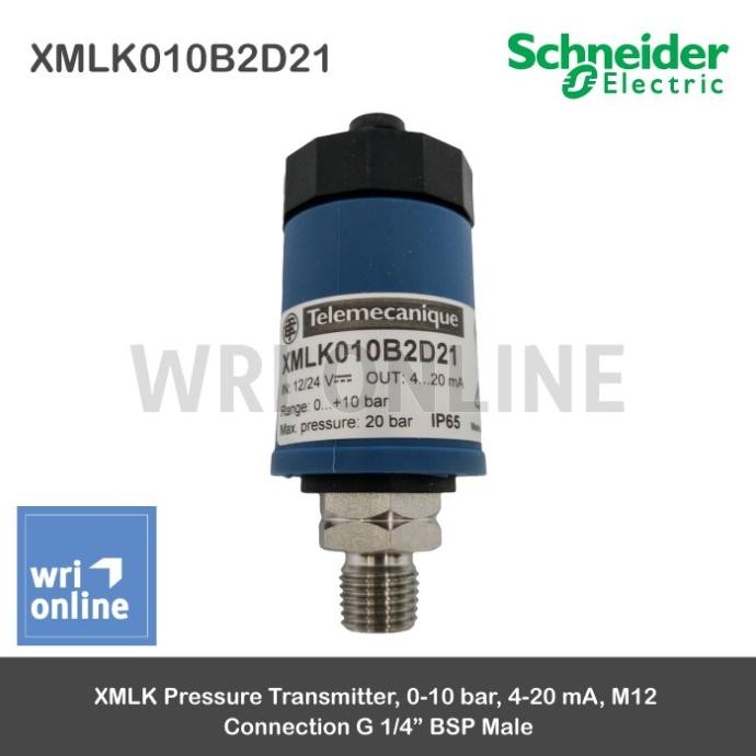 XMLK010B2D21 Pressure Transmitter 0-10 bar 4-20mA Schneider