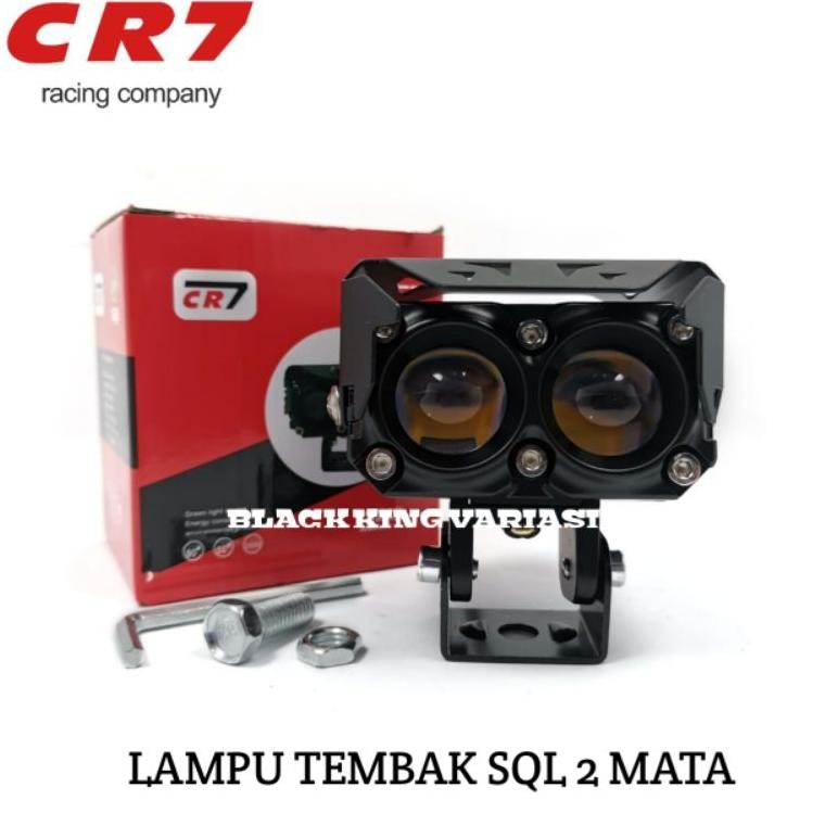 Lampu Tembak Sql 2 Mata Cr7 Lampu Tembak Led Laser D2 Sql Lampu Sorot 2 Mata Foglamp Cr 7