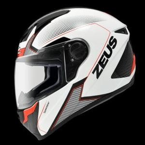Sale Zeus 811 Speedster White Black Red Putih Hitam Merah Helm Fullface