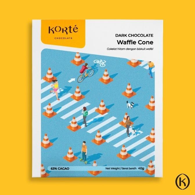 

(Good) Korte Waffle Cone Chocolate Bar