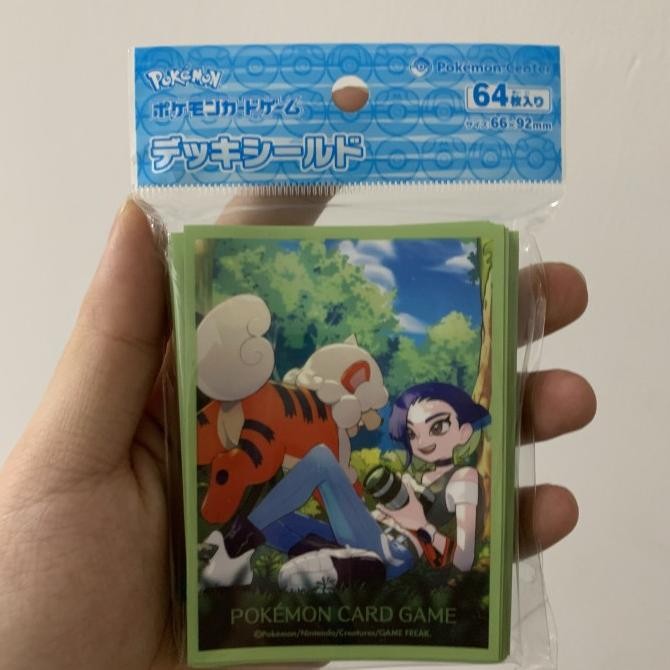 Pokemon Center Official Card Sleeve - Perrin/Gravel & Hisuian Growlithe Co