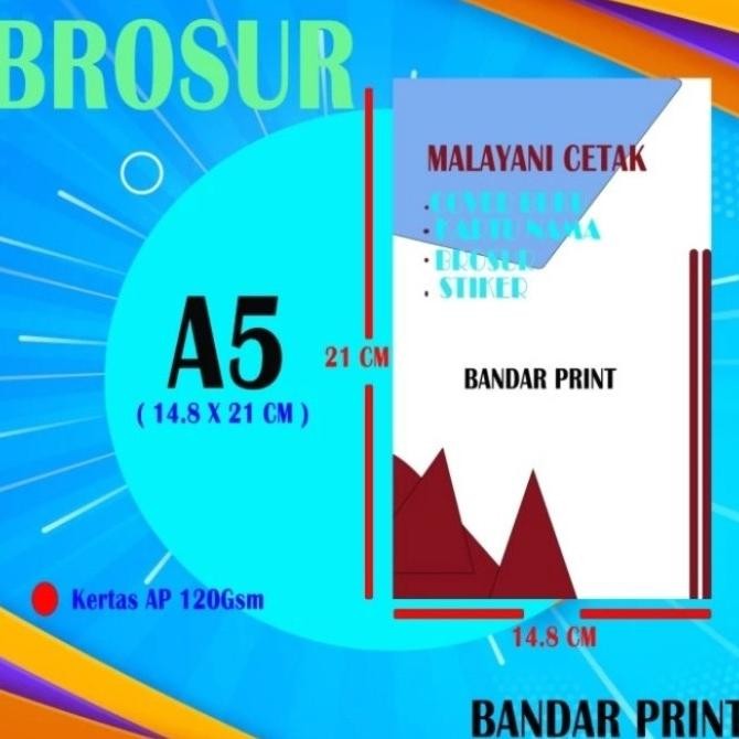 

BEBAS ONGKIR - Print Brosur | Cetak Brosur Flyer A4 A5 A6 MURAH | 1 Sisi / 2 Sisi