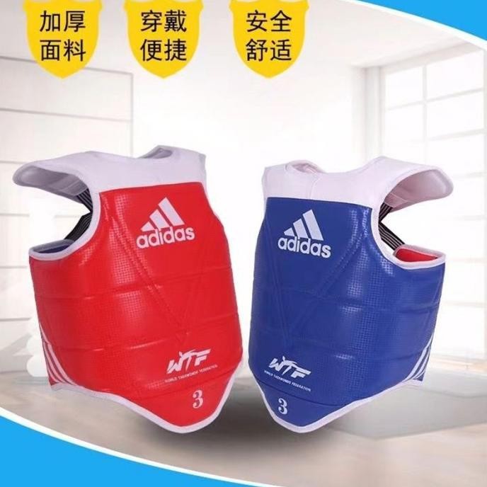 Body Protector Adidas Wtf Hogo Taekwondo Bolak Balik Co