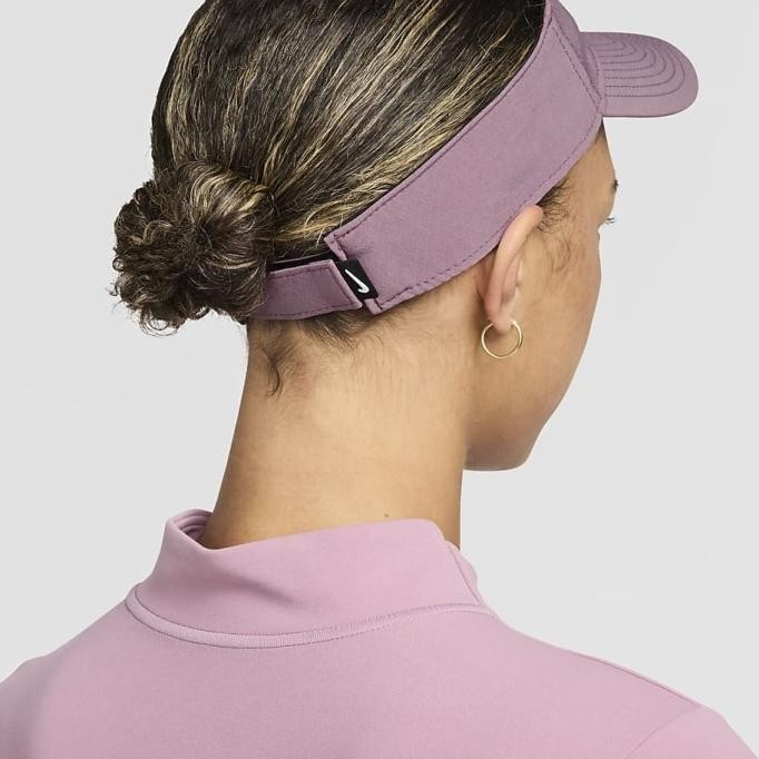 Hj3689-523 Nike Ace Dri-Fit Visor Plum Topi Original 100% Co