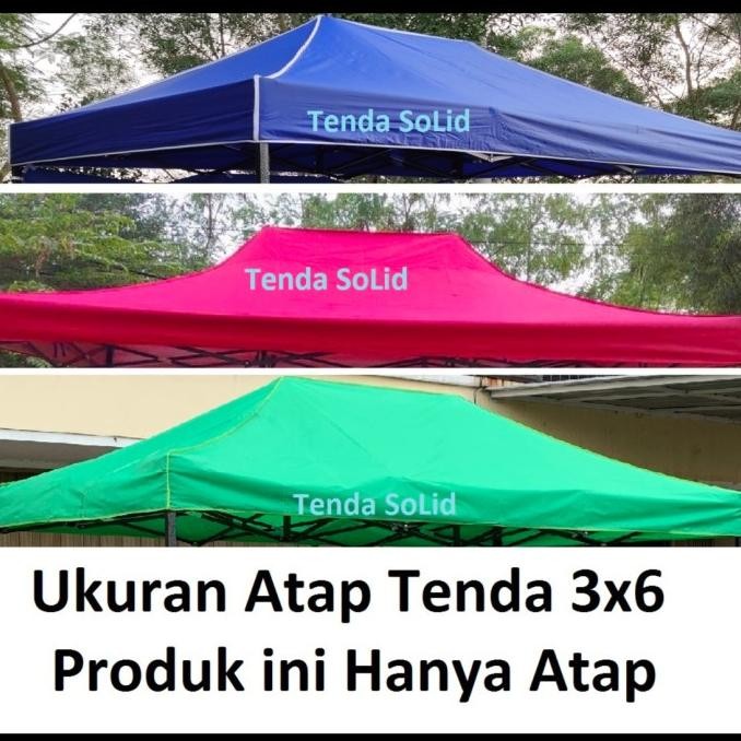 HARGA DISC - Terpal Atap Tenda Lipat 3x6