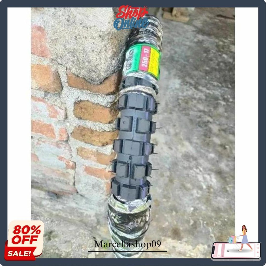 Promo Ban Tahu Cros Trail Set Sepasang Depan 2.50 Ring17  Belakang 2.75 Ring17 Buat Bebek Vega Grend