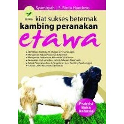 Kiat Sukses Beternak Kambing Peranakan Etawa