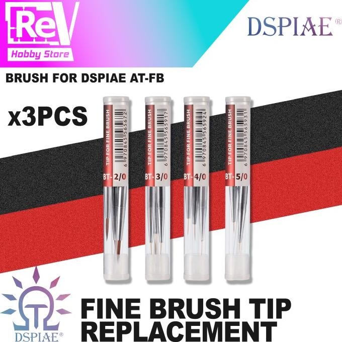 

Promo DSPIAE FINE TIP BRUSH KUAS MODEL KIT REPLACEMENT COD
