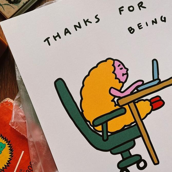 

Thanks for Being a Hard-Working Tempura - Poster/Art Print murah