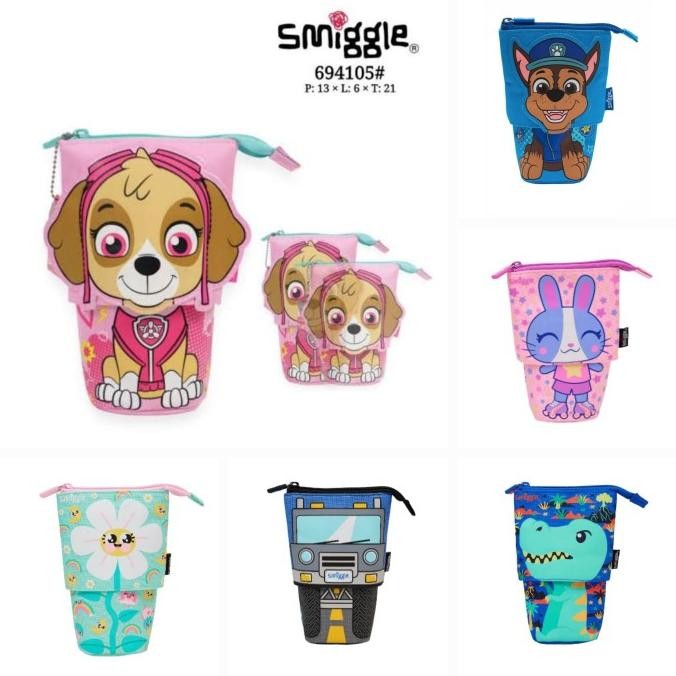 

~^~^~^] Kotak Pensil Smiggle Movin' Stand N' Slide 2 In 1 Pencil Case