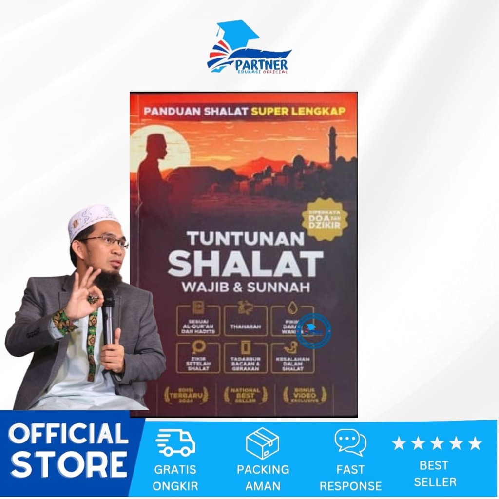 Original Buku Tuntunan Sholat Wajib Dan Sunnah Ust Adi Hidayat Panduan Sholat Super Lengkap