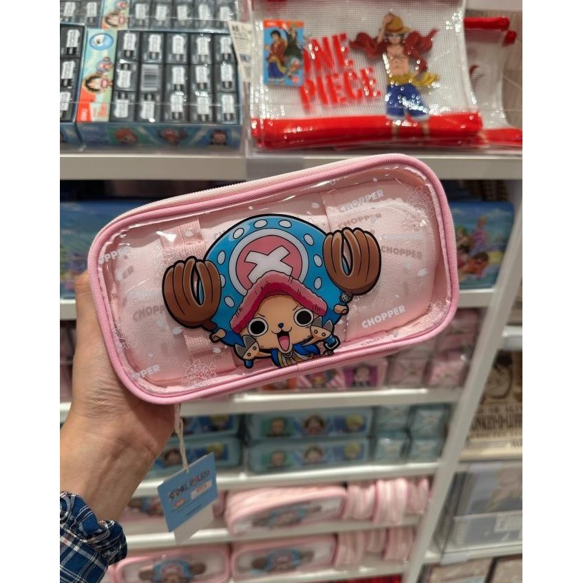 

Miniso x One Piece Classic Collection Tempat Pensil 2 Layer 2 Motif Double-Layer Stationery Case H24M