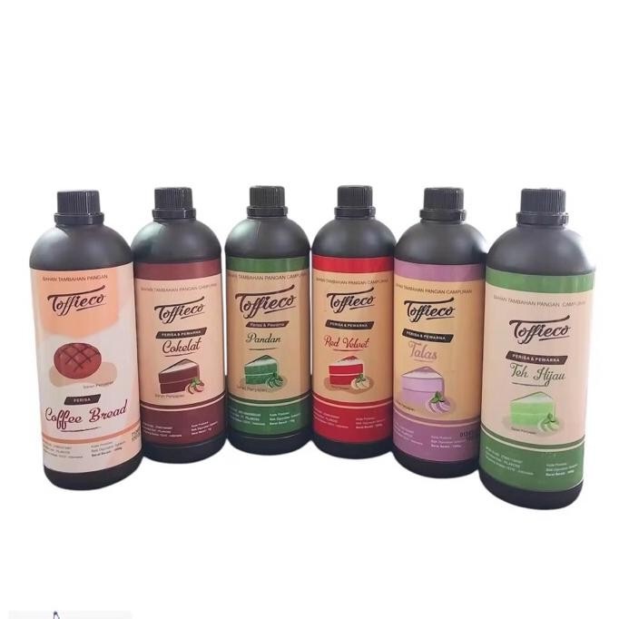 

Toffieco Peria Dan Pewarna 1 G Colat Blaforet Pandan Moa Vanilla Butter Rum Baar Teh Hijau Troberi