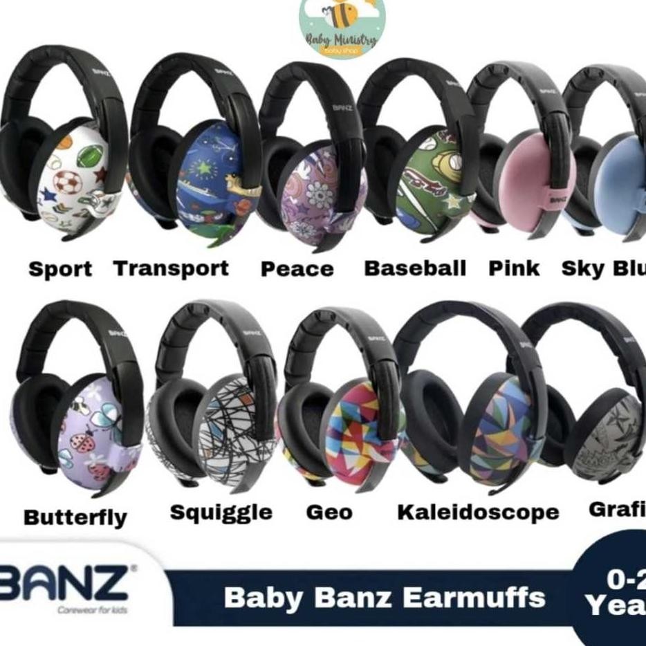 Baby Banz Earmuff Baby Banz Ni Earmuff Baby Banz Earmuff Banz Banz Utup Telinha Pelindung Telinga Ba