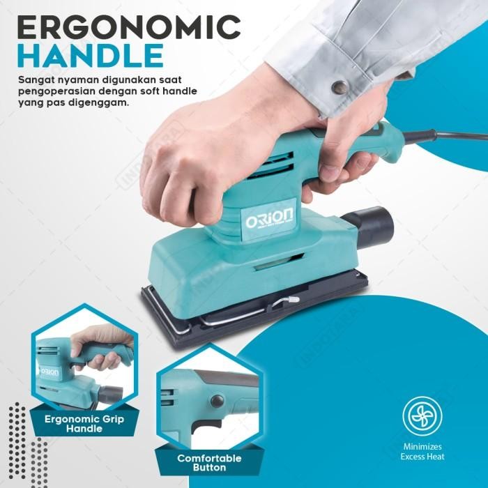 Elektrik Sander Mesin Amplas Kayu/Mesin Amplas Tembok - Orion Se-90B Original Dan Terpercaya