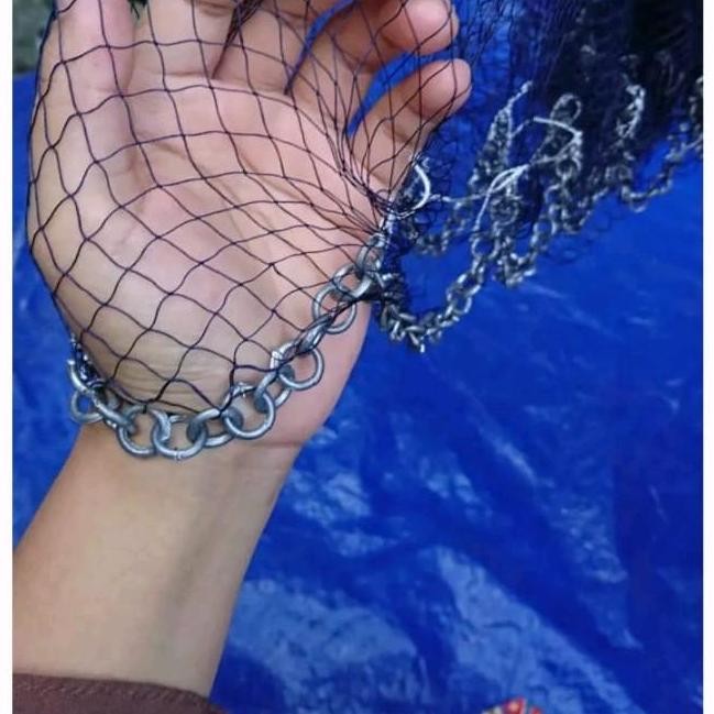 Promo Jala Lempar 2 Meter Bahan Nilon/ Benang,  Jala Ikan ,  Jala Lempar,  Jala Sungai Lubang Jari K