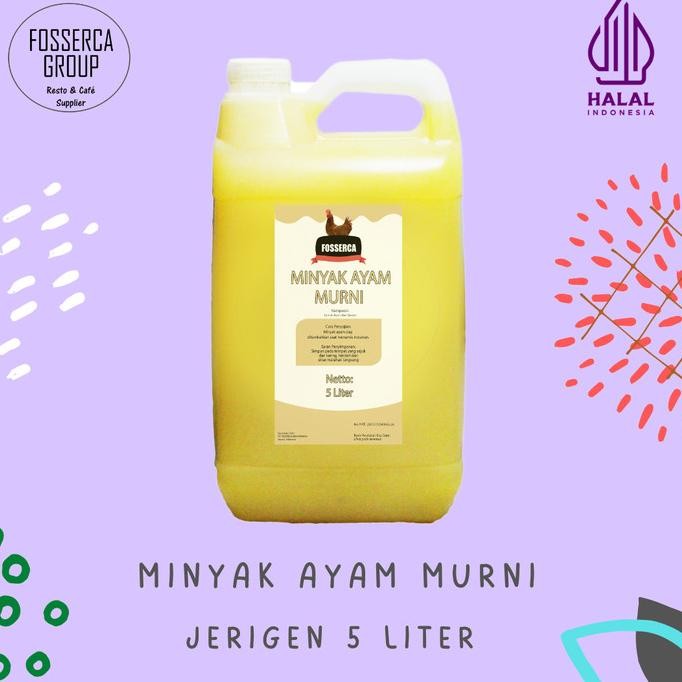

Minyak Ayam Murni untuk Masak / Chicken Fat Cooking Oil 5 Liter murah