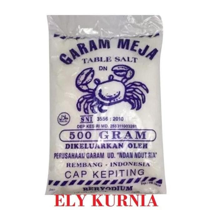 

Garam Meja Cap Kepiting 1 Bal isi 20 @ 500 gr murah