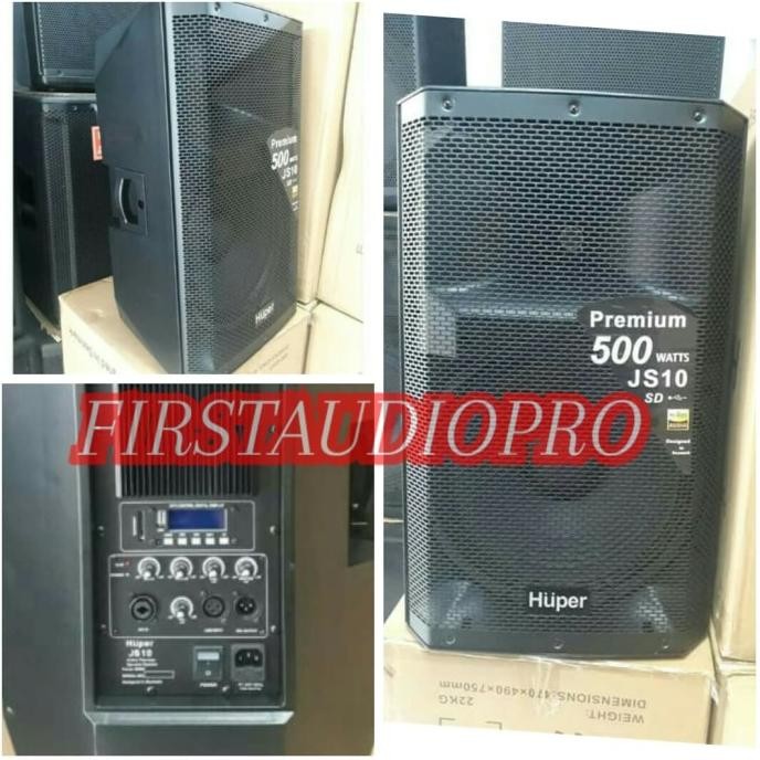 Promo Speaker Aktif Huper Js10 / Js 10 15 Inch Original 500 Watt Usb