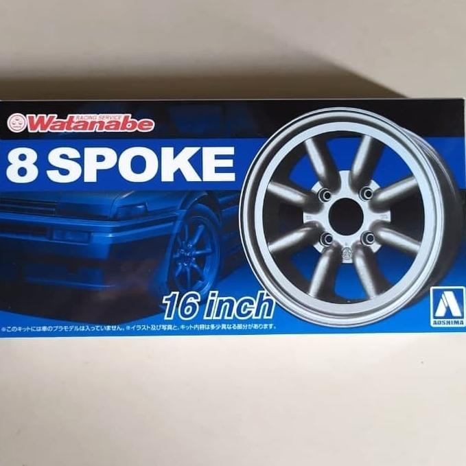 Aoshima 1/24 Velg Watanabe 8 Spoke 16inch
