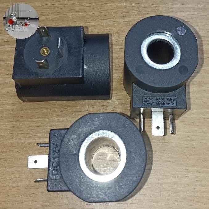 Coil Solenoid Hydraulic 14Mm X 50Mm Dc12 / Dc24 / Ac220 Volt / Coil As 14Mm / Koil Solenoid Lobang 1