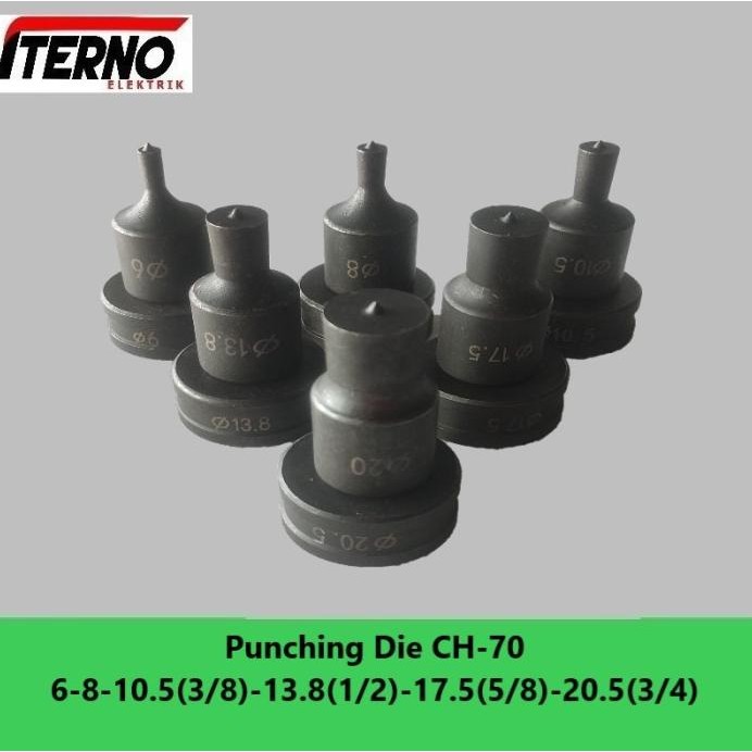 

Mata Punch Dies CH-70 Mata Pon 6mm 8mm 10.5mm 13.8mm 17.5mm 20.5mm murah
