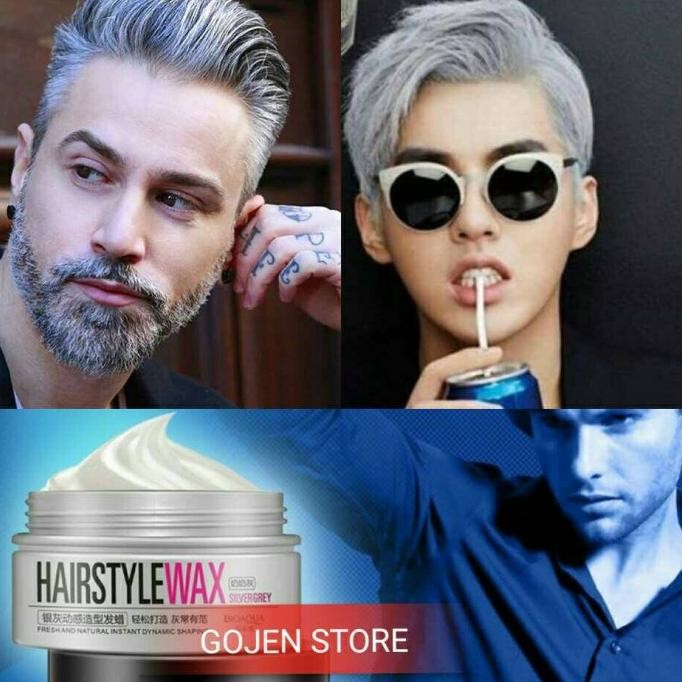 wax warna SILVER GREY ASH #Pomade paste monogram suavecito hello opa murah