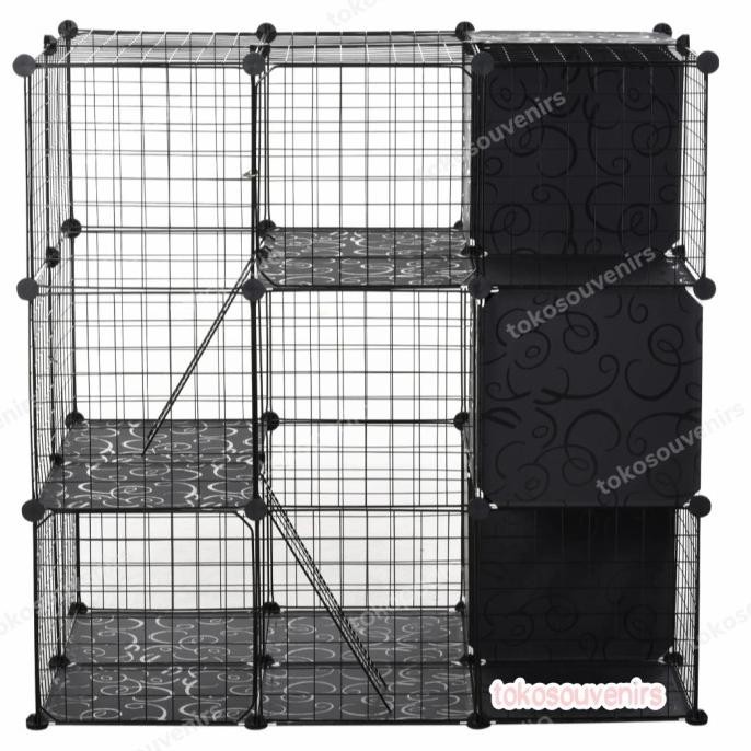 Pagar kandang simpel/kandang anjing, kelinci, kucing kecil -8panel murah