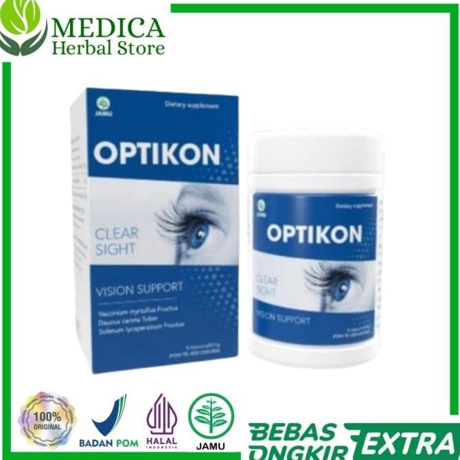 Optikon Obat Mata Minus Rabun Katarak Silinder Asli Original Terbaik
