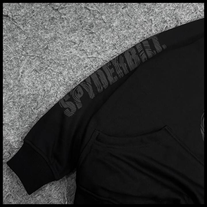 Terlaris Hoodie Spyder Carcoal High Quality Cotton Fleece 330Gsm Good Quality