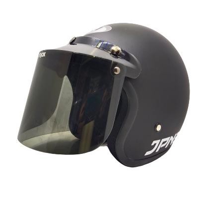 Sale Helm Bogo Jpn Hitam Doff Kaca Datar Smoke